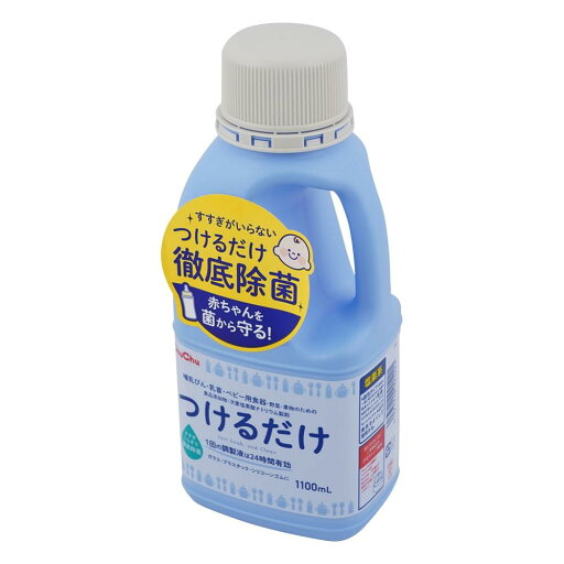 チュチュベビー ジェクス 次亜塩素酸ナトリウム製剤 つけるだけ 1100mL 1w/v% ブルー チュチュベビー ジェクス 次亜塩素酸ナトリウム製剤 つけるだけ 1100mL 1w/v% ブルー
