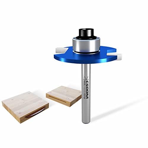 CSOOM Pro ビスケットカッター 6mm轴径 トリマビット 木工用 電動工具 ビスケット10 トリマー ビスケッ..