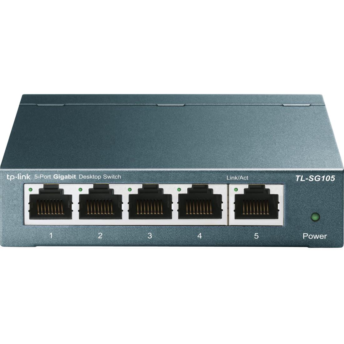 TP-Link 5ポート スイッチングハブ 10/100/1000Mbps ギガビット 金属筺体 設定不要 TL-SG105