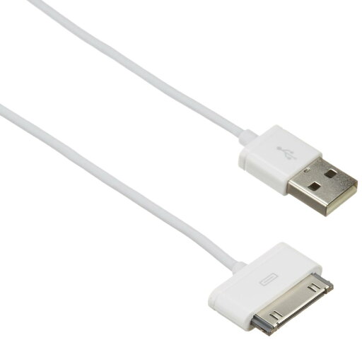 ロジテック 30ピン DOCKケーブル USBケーブル iPhone4/4S/iPad/iPod対応 1.0m ホワイト LHC-UADH10WH ロジテック 30ピン DOCKケーブル USBケーブル iPhone4/4S/iPad/iPod対応 1.0m ホワイト LHC-UADH10WH