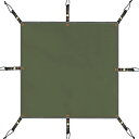 Farfly テントシート 防水加工 耐水圧3000mm グランドシート 厚手 アウトドア キャンプ 登山 ハトメつき 取付簡単 収納袋付き (アーミーグリーン...