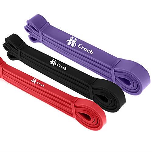 Croch トレーニングチューブ 懸垂チューブ フィットネス チューブ ゴムチューブ ストレッチ 筋トレ エ..