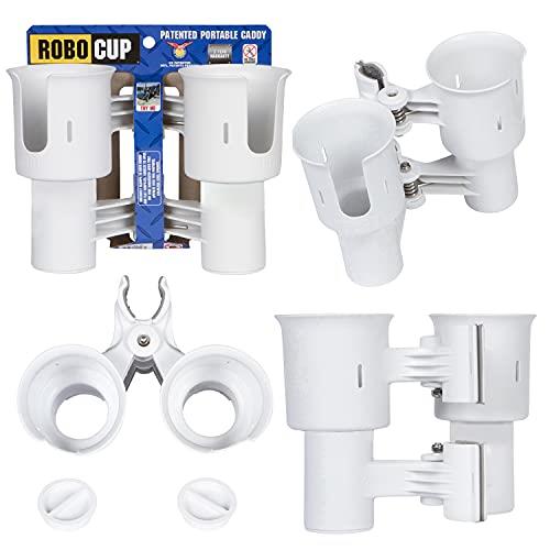 ◆商品名：THマリン ロボカップ ドリンクホルダー TH-Marine ROBO CUP ROBCP-1-DP 02 White 1ヶ入ROBO CUP/ロボカップROBCP　ポータブルドリンクホルダー ◆重さ：約400g ◆サイズ：カップの直径約9cm、カップの高さ約16cm すごい便利です！洗濯バサミの要領でシートポストなどにはさむだけ！ 大型FRPボートはもちろん、限られたスペースしかないジョンボートやレン タルローボート等には特にオススメです。