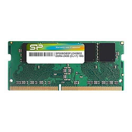 シリコンパワー ノートPC用メモリ DDR4-2400(PC4-19200) 8GB×1枚 260Pin 1.2V CL17 SP008GBSFU240B02