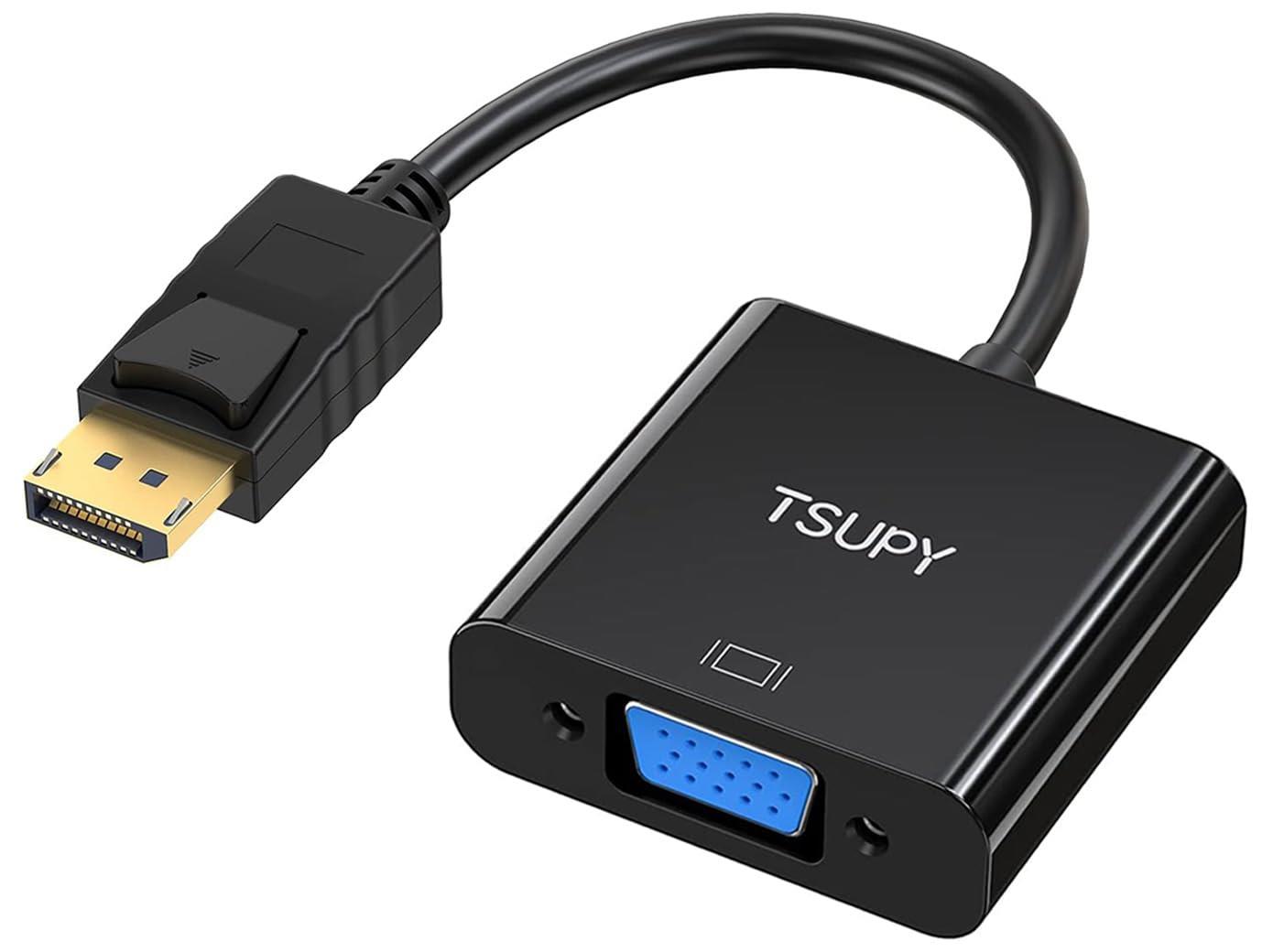 DisplayPort VGA変換 1080P 金メッキコネ