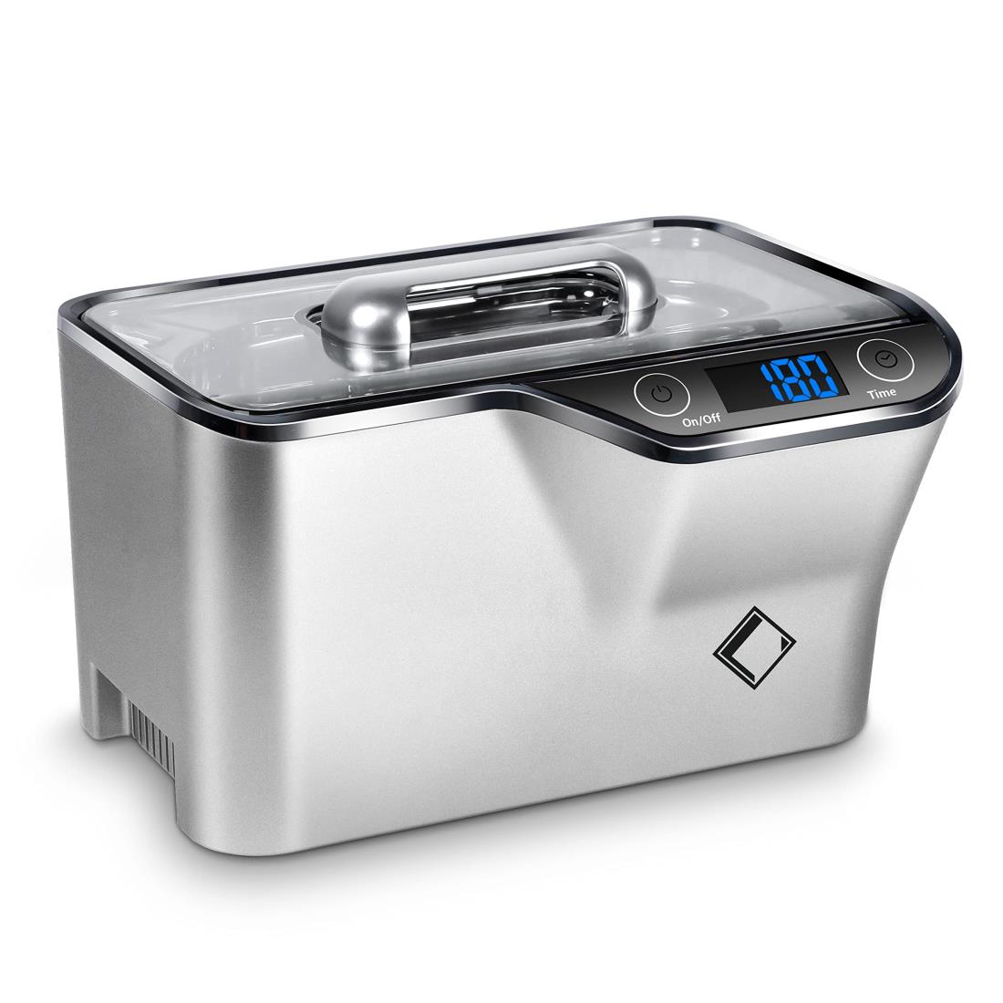 LifeBasis 超音波洗浄機 600ml 強い振動子で強力洗浄 着脱式 改善仕様 42,000Hz メガネ洗浄機 5段階タ..