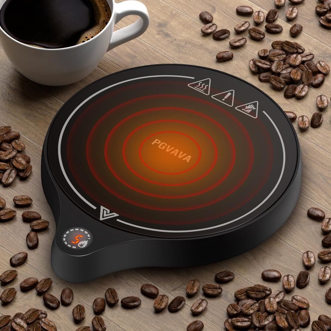 PGVAVA カップウォーマー コーヒー保温コースター マグ マグカップウォーマー オフィス用コーヒーウォーマー、コーヒーカップウォーマー、コーヒーカップヒータ...