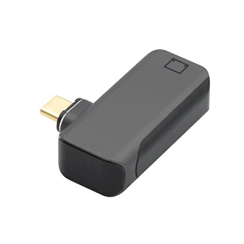 NFHK 磁気角度付きタイプ USB-C Type-C USB3.1~1000Mbps ギガビットイーサネットネットワークLANアダプ..