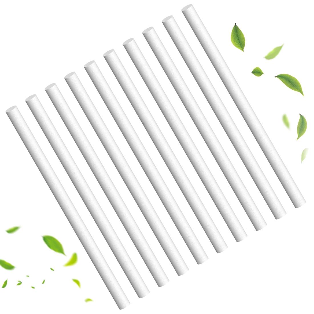 加湿器 給水芯 綿棒 10本入り 替え芯 卓上加湿器用 交換フィルター 汎用品 自由裁断でき 15x0.8cm 強力..