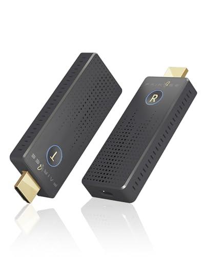 FAIRBEE ワイヤレス HDMI 送受信機 セット4K、小型無線Hdmiエクステンダ、拡張モード16台増設可能、プラグ＆プレイ、hdmi 無線化30m転..