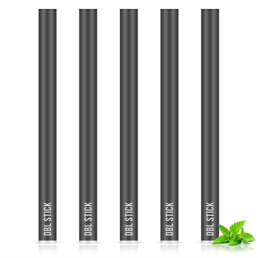 DBL STICK 電子タバ コ 使い捨て 5本入り フレーバースティック ミン トメンソ ール 2500回吸引可能 禁煙補助 ニコチン無し タバ コカプセル装...