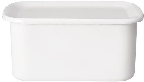 野田琺瑯 保存容器 ホーロー 角型 深型 LLサイズ用 日本製 ホワイトシリーズ 琺瑯蓋付 WFHーLL