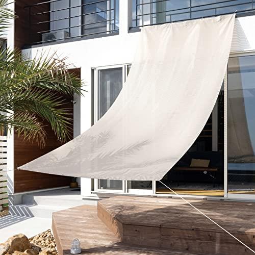 タカショー 日よけ クールシェード エアー グレー 1.8×4m ポリエチレン CLS 従来品の1.4倍の通気性 UV..