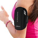 simptech ランニング用携帯電話用アームバンド 防汗 ワークアウト用電話ホルダー iPhone 14/13/Pro Max/Plus/Mini/12/11/SE/XR (黒)