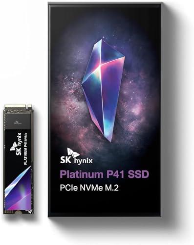 エスケイハイニックス(SK hynix) Platinum P41 2TB PCIe NVMe Gen4 M.2 2280 内蔵 SSD / PS5動作確認済 / SHPP41-2000GM-2 / 読み込み 最大7,000MB /