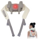 Liaolee ネックケア 首・肩・腰・背中・太もも リラクゼーション器 2024新登場 温熱機能 コードレス USB充電式 強度調節 静音 軽量 長さ調節可能 洗える布カバー 簡単操作 母の日 父の日 記念日 誕生日 新年 プレゼント クリスマス お祝い 家庭用 職場用 贈り物 男女兼用 日