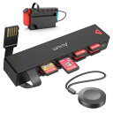 Alxum 2023年新登场 Switchカードリーダー 切り替え器 8-in-1 switch カードケース ソフトケース 多機能 Switch...