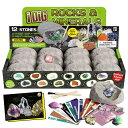 XXTOYS 鉱石 発掘 キット 宝石 鉱石標本 発掘おもちゃ アメジスト 12個セット 子供 地質学 地質科学キット プレゼント
