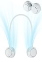 【2024年最新型・超ミニサイズ・折り畳み収納可能】首掛け扇風機 ネックファン 携帯扇風機 小型扇風機 ミニ扇風機 ポータブル扇風機 超軽量 羽根なし 静音 コンパクト 大風量 ハンズフリーファン モバイル扇風機 360°自由調節可 両手解放 長時間連続稼働 U型 Type-C充電式