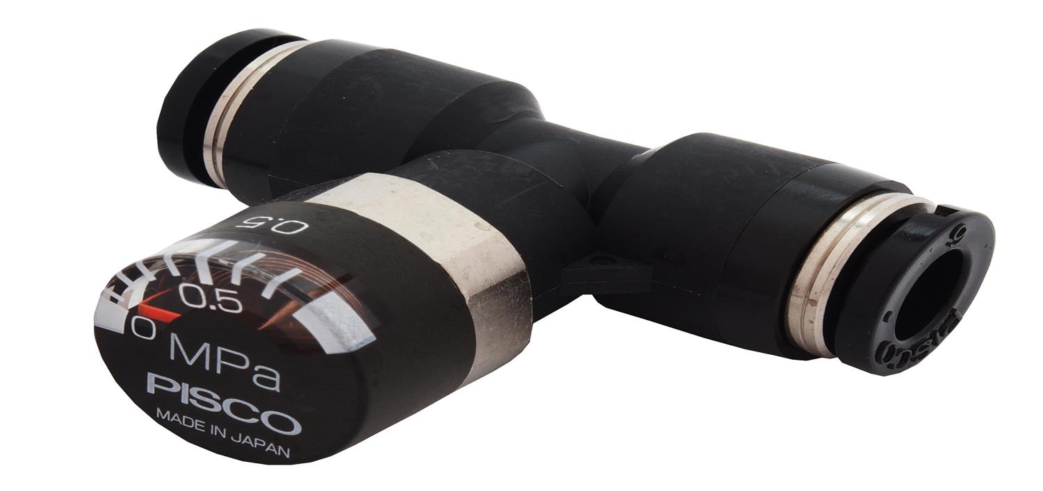 新潟精機 BeHAUS 日本製 プレッシャーゲージ チューブ外径:6mm GPU6-6