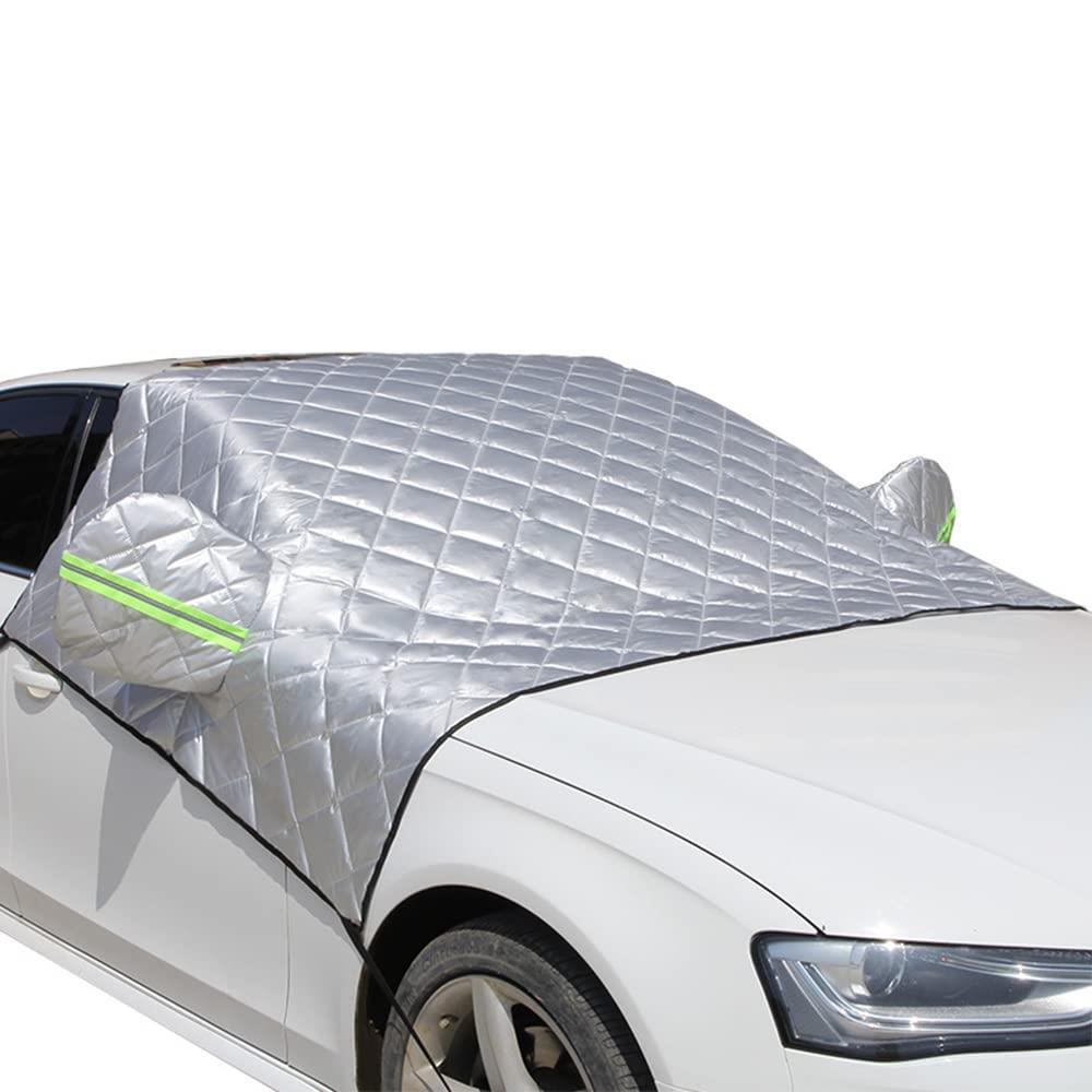 OIENNI フロントカバー 凍結防止 四層構造 超厚 カーフロントガラスカバー 車用凍結防止シート 車サン..