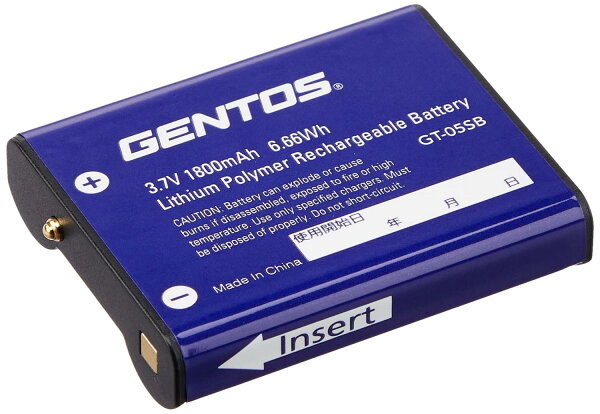 よつば商店のGENTOS(ジェントス) ヘッドライト GT-105R/305R/505R用 専用充電池 GT-05SB|詳細画像
