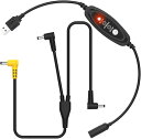 空調作業服ケーブル usb昇圧ケーブル usb電源昇圧変換ケーブル 5V-7.4V昇圧ケーブル USB-DC変換ケーブル モバイル バッテリー対応 7.4v変換ケーブル DCケーブル 扇風機ケーブル 2点入