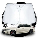 ruiya 2022新型 ホンダ シビックタイプr fl5 専用 サンシェード フロントガラス用 パラソル 車用サンシェード UVカット 日よけ 車中泊 折り畳...