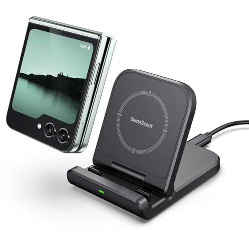 SwanScout 501S Galaxy Z Flip対応ワイヤレス充電器 Z Flipシリーズ対応 折り畳み 充電スタンド Galaxy Z Flip 5/4/3適用 ワイヤレス充電スタンド 置くだけ 充電器 最大10W出力(アダプタ別売り)お洒落 プレゼント SwanScout 501S Galaxy Z Flip対応ワイヤレス充電器 Z Flipシリーズ対応 折り畳み 充電スタンド Galaxy Z Flip 5/4/3適用 ワイヤレス充電スタンド 置くだけ 充電器 最大10W出力(アダプタ別売り)お洒落 プレゼント