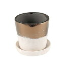 ダルトン(Dulton) 園芸用品 テラコッタ バイカラー ポット Sサイズ 底穴あり TERRACOTTA BICOLOR POT G20-0202S