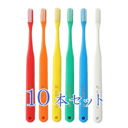サイズ：10個 (x 1)◆商品名：キャップなし タフト24 マニュアル 歯ブラシ × 10本 (MS)歯ブラシのお色はおまかせとなります。■ハンドルカラーは2色以上アソートになります■理想のプラークコントロールを追求し、使いやすさにもこだわった、まさに高品質歯ブラシの代名詞。 症状やブラッシング圧に合わせて歯ブラシを選べるのはタフト24の大きな魅力です。