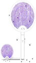 BOEN 電撃殺虫ラケット 【2023年新登場】 電撃 殺虫器 折り畳み USB充電 省エネ 強力 電気ショック 4層安全ネット 虫除け ハエ退 治 キッチン 寝室 オフィス 飲食店 庭 登山 キャンプ 玄関 アウトドア 室内 屋外 蚊取り