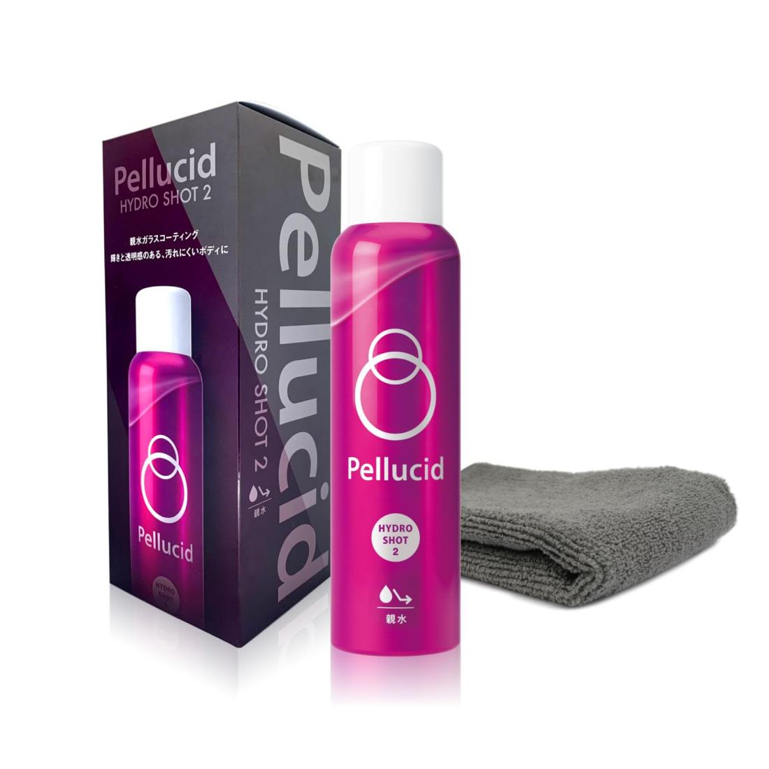 ペルシード(Pellucid) 洗車ケミカル ガラス系ボディーコーティング剤 ハイドロショ ット2 210ml 親水タイプ PCD-810