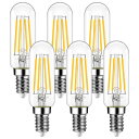 LVWIT フ ィラメント電球 エジソン電球 E12口金 40W形相当(4.5W) 470LM LED電球 2700K電球色 広配光 省エネ PSE 調光器非対...