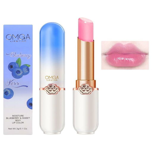 GECOMO OMGA ピーチガール クリスタル カラーチェンジ リップスティック 保湿力があり潤いが持続する 3g ゼリー口紅 G8006B ブルーベリー GECOMO OMGA ピーチガール クリスタル カラーチェンジ リップスティック 保湿力があり潤いが持続する 3g ゼリー口紅 G8006B ブルーベリー
