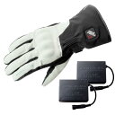 コミネ(KOMINE) バイク用 08-2175 EK-2175 プロテクトエレクトリックヒートグローブ セット Light Grey L(2)