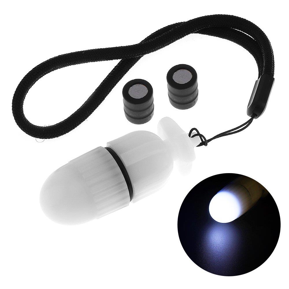 SecurityIng ダイビングライト 150m防水 水中ライト ダイビング ビーコン 電池付き ダイビング洞窟探検..