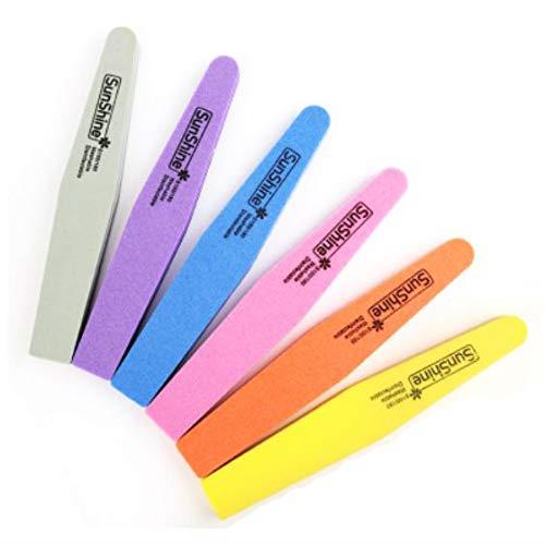 Lifework Concierge スポンジ ネイル ファイル バッファー 6色 セット プロ仕様 ネイルケア 100 180G