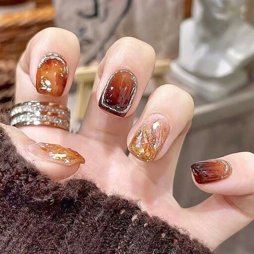 BHIDENAW ネイルチップ 24枚入 ネイルチップ ショート 秋冬 ネイルチップ 人気 和風 かわいい シンプル おしゃれ 結婚式 パーティー 日常生活に使用できます 花嫁ネイル 光沢 つけ爪 両面テープ ウッドスティック ネイルファイル付き (若々しさ-62, M) BHIDENAW ネイルチップ 24枚入 ネイルチップ ショート 秋冬 ネイルチップ 人気 和風 かわいい シンプル おしゃれ 結婚式 パーティー 日常生活に使用できます 花嫁ネイル 光沢 つけ爪 両面テープ ウッドスティック ネイルファイル付き (若々しさ-62, M)