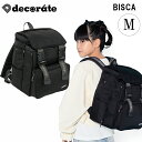 decorate BISCA Heartful キッズバッグ リュック Mサイズ 20リットル ブラック 黒 ランドセル 小学校 中学校 塾 遠足 林間学校 修学旅行 スポーツ 20L レインカバー バックパック ジュニア シンプル 人気 おしゃれ デコレート ビスカ