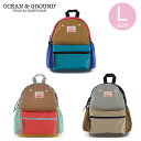 DAYPACK CRAZY MORE Lサイズ リュック デイバッグ クレイジーカラー 男の子 女の子 大人 ベージュ キャメル ライトグレー アウトドア バックパック 大容量 通学 大きめ 軽量 軽い 17L おしゃれ かわいい 肩紐付き ベーシック シンプル Ocean＆Ground 学校