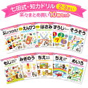 七田式 知力ドリル 2・3さい 10冊セット 知育 知育 迷路 数字 計算 足し算 引き算 算数 プリント 子供 幼児 知育 ドリル 教育 勉強 学習 右脳 左...