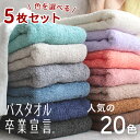 5枚セット バスタオル 卒業宣言 ビッグフェイス 【色を選べる】 ミニ バスタオル 小さめ ロングフェイスタオル 100cm タオル まとめ買い おぼろタオル アソート おしゃれ かわいい メンズ コンパクトバスタオル プレゼント やわらかい 送料無料 厚め スリムバスタオル