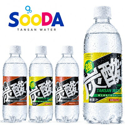 【最安値に挑戦】強炭酸水 炭酸水 500ml 選べる 48本 プレーン レモン 国産 無糖 ケース ハイボール サワー 割り材 【エリア限定 送料無料】