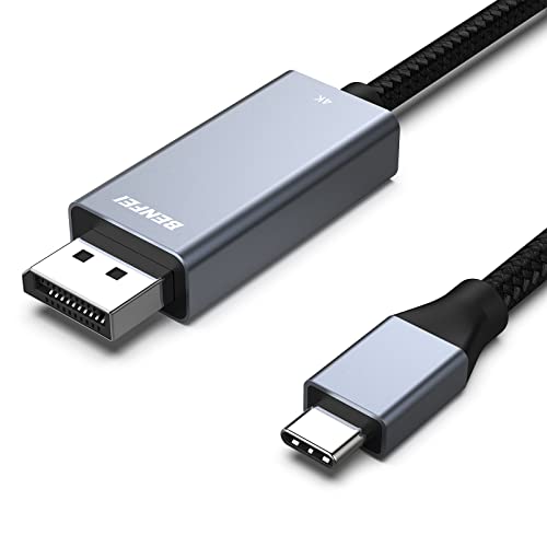 BENFEI USB-C - DisplayPort 0.9m ケーブル(4K@144Hz)、USB Type-C - DisplayPort ケーブル  iPhone 15 Pro/Max、MacBook Pro/Air 2023、iPad Pro、iMac、S23、XPS17