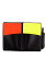 YFFSFDC審判カード 警告カード サッカー 審判用品 イェローカード 赤と黄色のカード レコード紙 5枚 鉛..