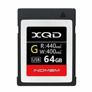 INDMEM XQD꡼ 64GB 񤭹®400MB/s ɤ߽Ф®440MB/s