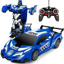 Hymaz ラジコンカー ロボットおもちゃ 変形 スタントカー ロボットに変身 リモコン RCカー こども向け 子供おもちゃ 誕生日 クリスマス プレゼント