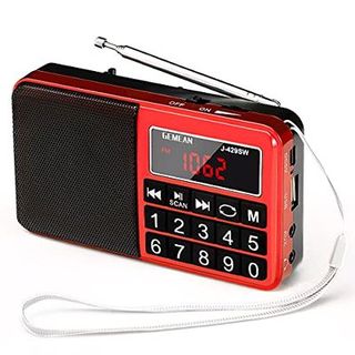 GemeanJ-429SW ポータブル USB ラジオ 充