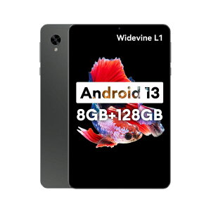 【2023 NEW Android 13タブレット】Headwolf FPad3 8.4インチ、Widevine L1対応、8コアCPU T616、In-Cell 1920x1200解像度 FHD IPSスクリーン、8GB(4+4拡張) RAM、128GB ROM、2TB拡張可能、5500mAhバッテリー、8MP/13MP カメラ、SIM 4G LTE通信、2.4/5GHz WiFi、Bluetoo